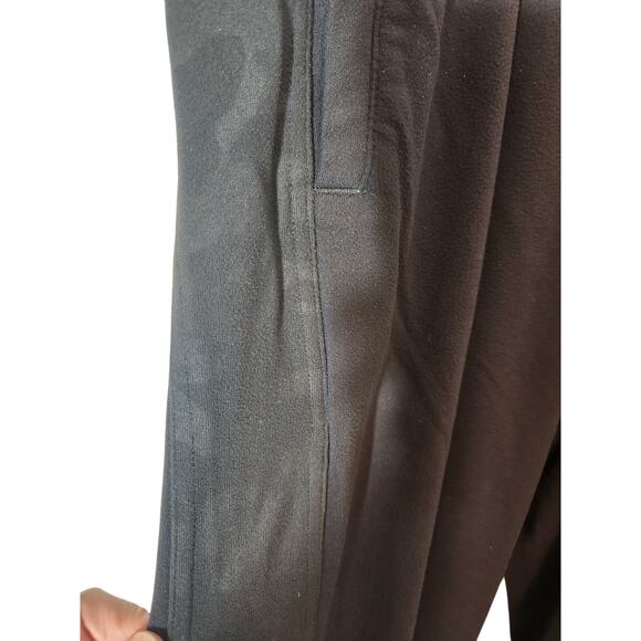 Lululemon men's black sweatpants with blk camo strip down the side in size LARGE - Picture 2 of 5